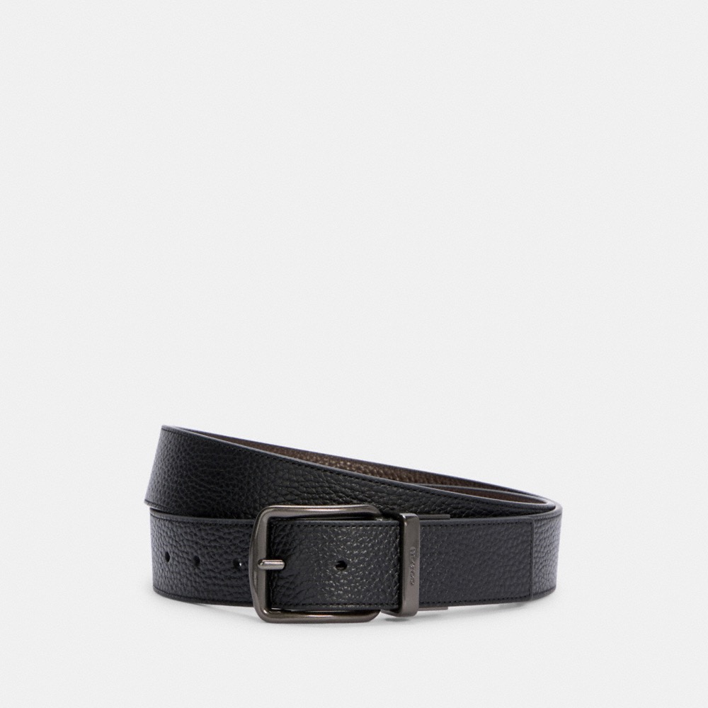 Coach Outlet Boxed Harness Buckle Cut-To-Size Reversible Belt, 38MM - Preorder
