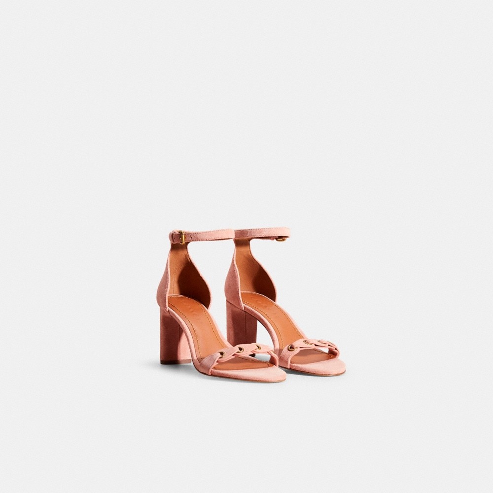 Coach Restored Heel Sandal With Coach Link - Preorder