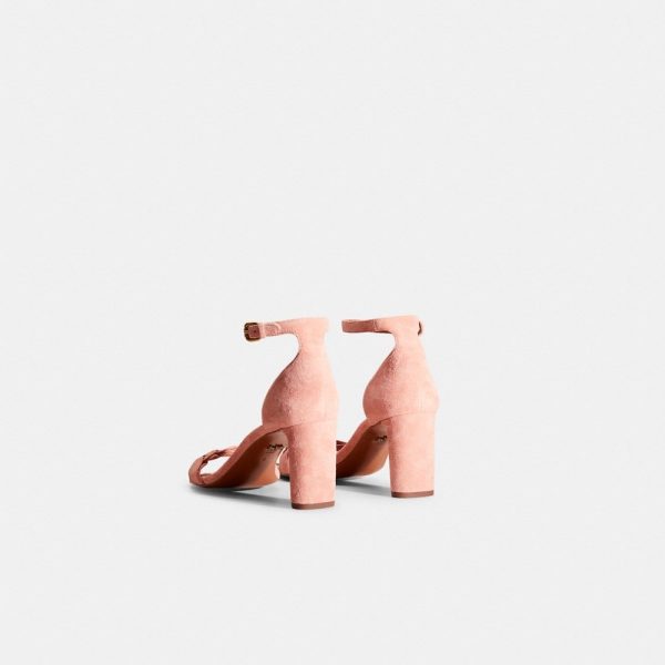 Coach Restored Heel Sandal With Coach Link - Preorder