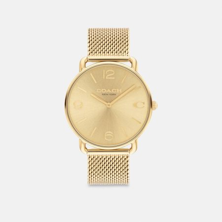 Coach Elliot Watch, 41MM - Preorder — Brass