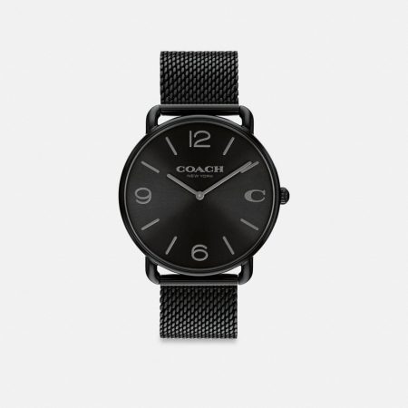 Coach Elliot Watch, 41MM - Preorder — Blackout/Black