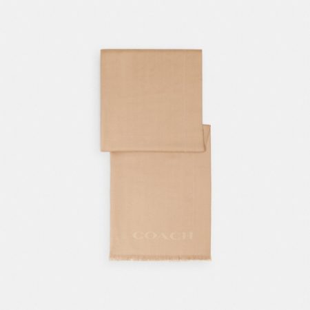 Coach Outlet Jumbo Horse And Carriage Wrap - Preorder — Taupe