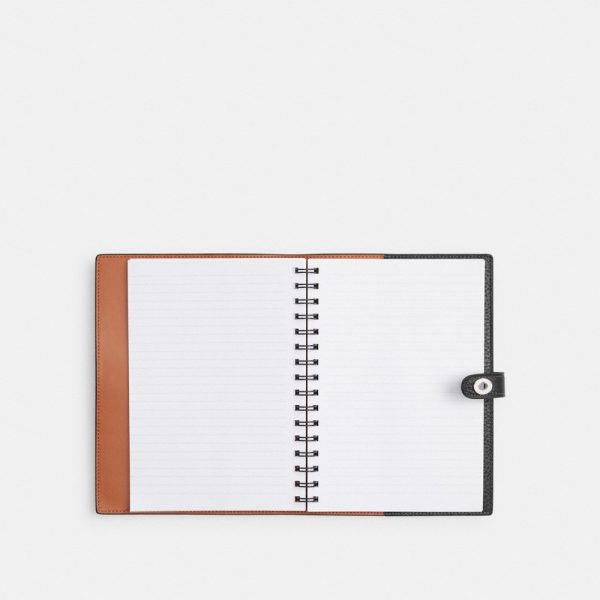 Coach Disney X Coach Notebook In Regenerative Leather With Mickey Mouse - Preorder
