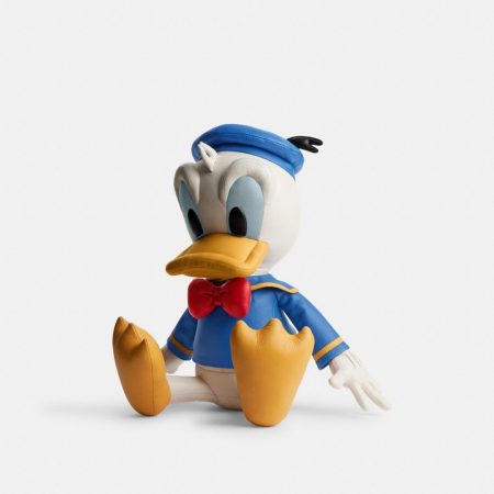 Coach Disney X Coach Donald Duck Medium Collectible - Preorder — Brass/Chalk Multi