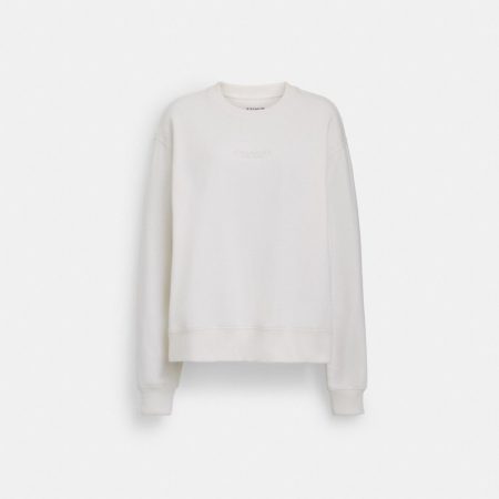 Coach Outlet Coach Crewneck - Preorder — White