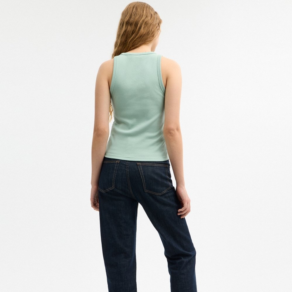 Coach Outlet New York Ribbed Tank Top - Preorder