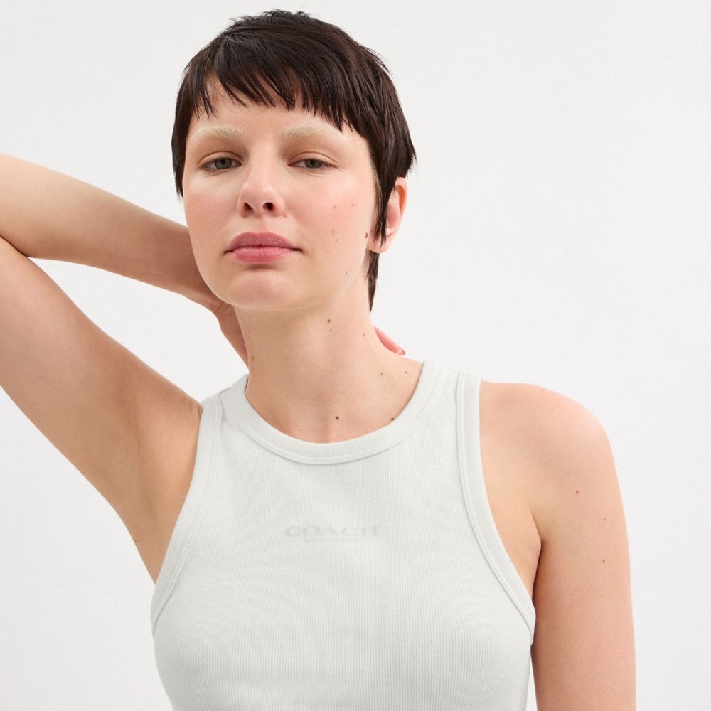 Coach Outlet New York Ribbed Tank Top - Preorder