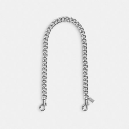 Coach Outlet Chunky Chain Shoulder Strap - Preorder — Silver/SILVER