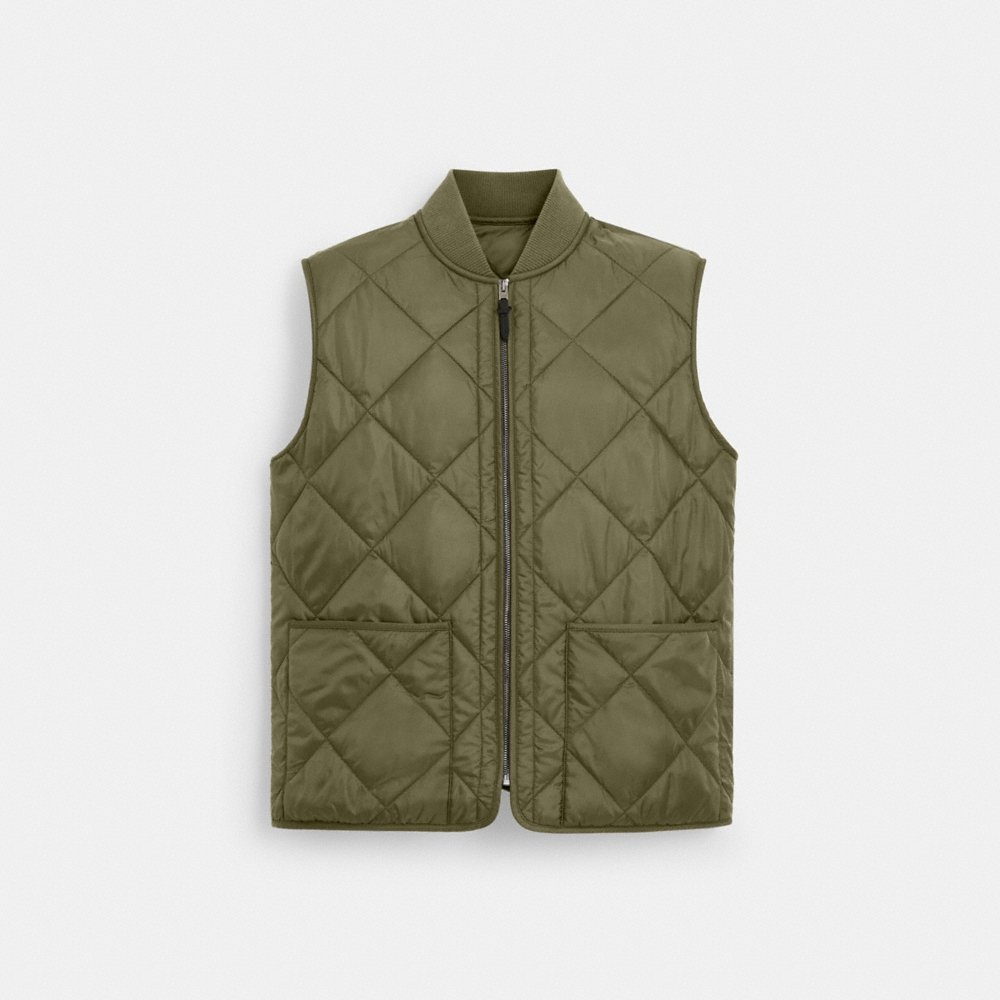 Coach Outlet Quilted Vest - Preorder
