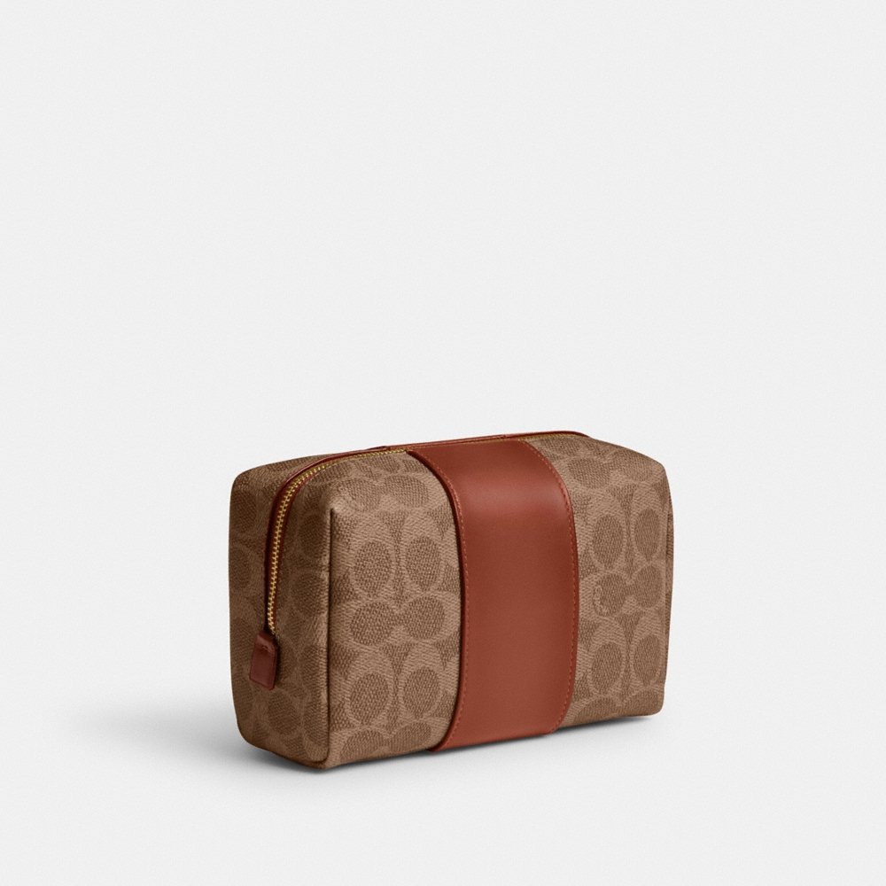 Coach Outlet Essential Cosmetic Pouch In Signature Canvas - Preorder