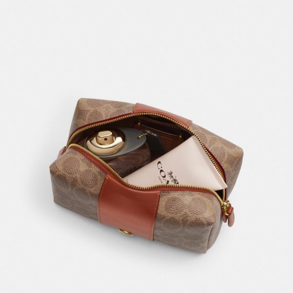 Coach Outlet Essential Cosmetic Pouch In Signature Canvas - Preorder