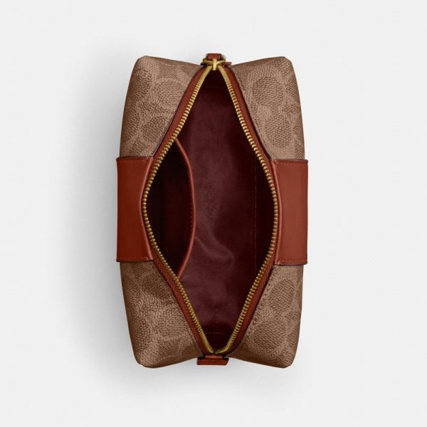 Coach Outlet Essential Cosmetic Pouch In Signature Canvas - Preorder