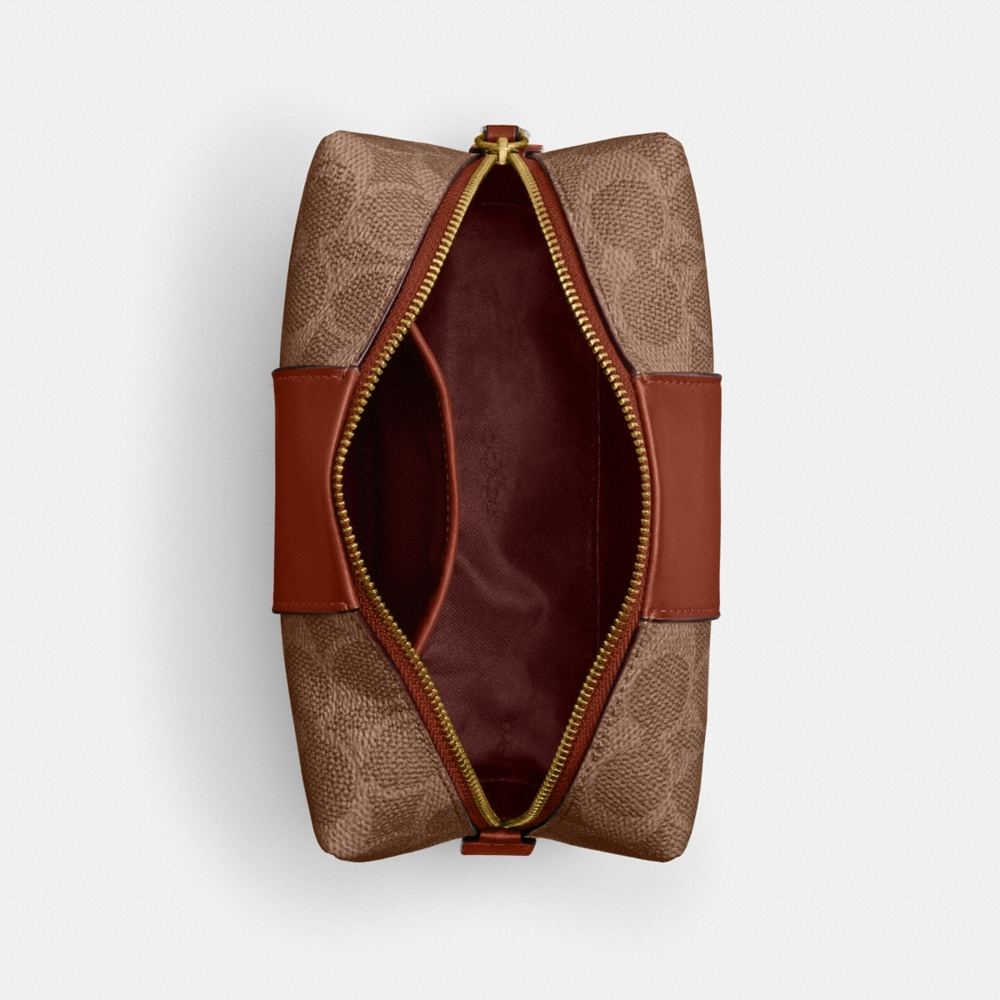 Coach Outlet Essential Cosmetic Pouch In Signature Canvas - Preorder