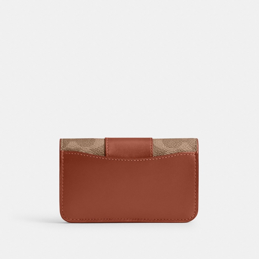 Coach Outlet Essential Slim Card Case In Signature Canvas - Preorder