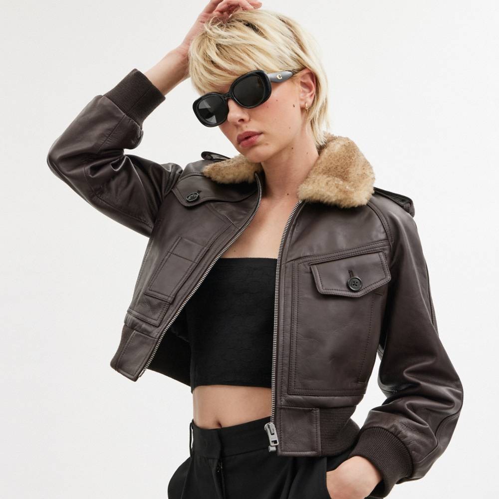 Coach Outlet C Hardware Round Sunglasses - Preorder