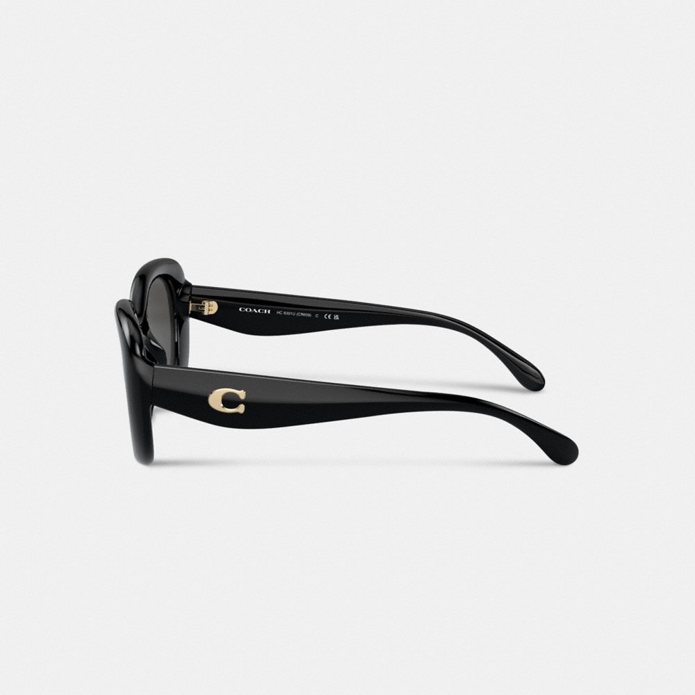 Coach Outlet C Hardware Round Sunglasses - Preorder