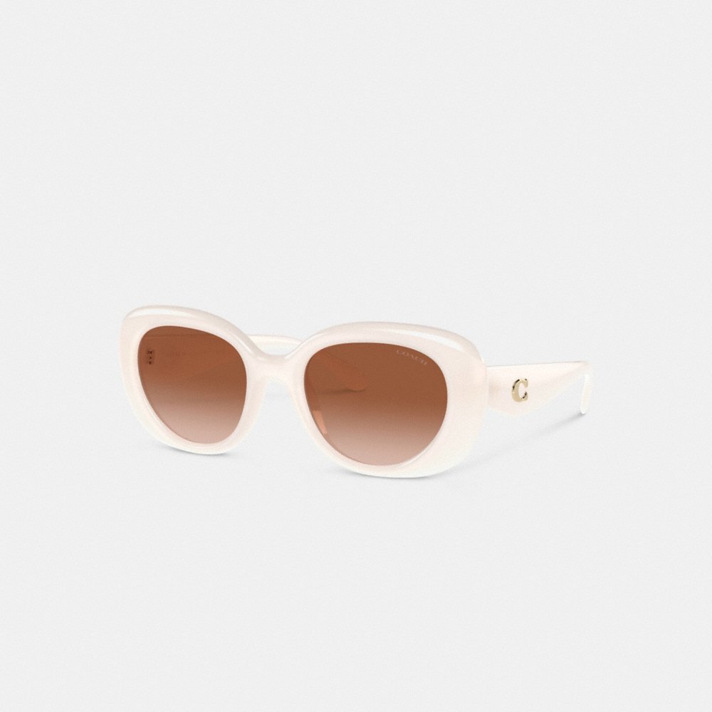 Coach Outlet C Hardware Round Sunglasses - Preorder