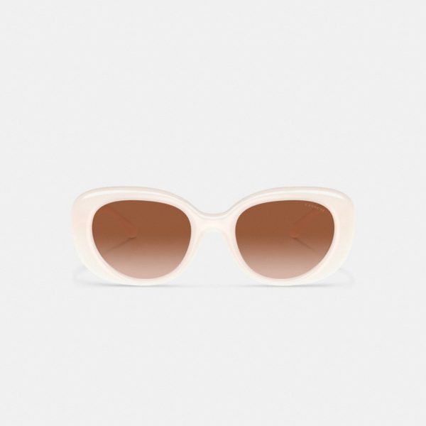 Coach Outlet C Hardware Round Sunglasses - Preorder