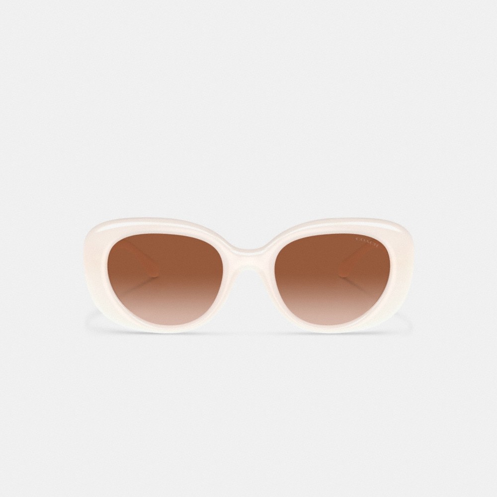 Coach Outlet C Hardware Round Sunglasses - Preorder