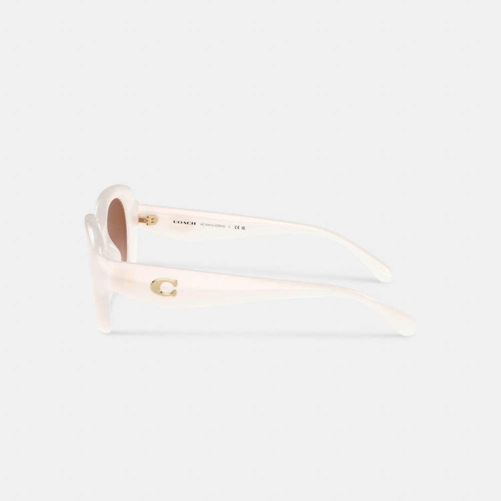 Coach Outlet C Hardware Round Sunglasses - Preorder