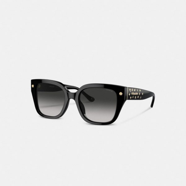 Coach Charms Oversized Square Sunglasses - Preorder