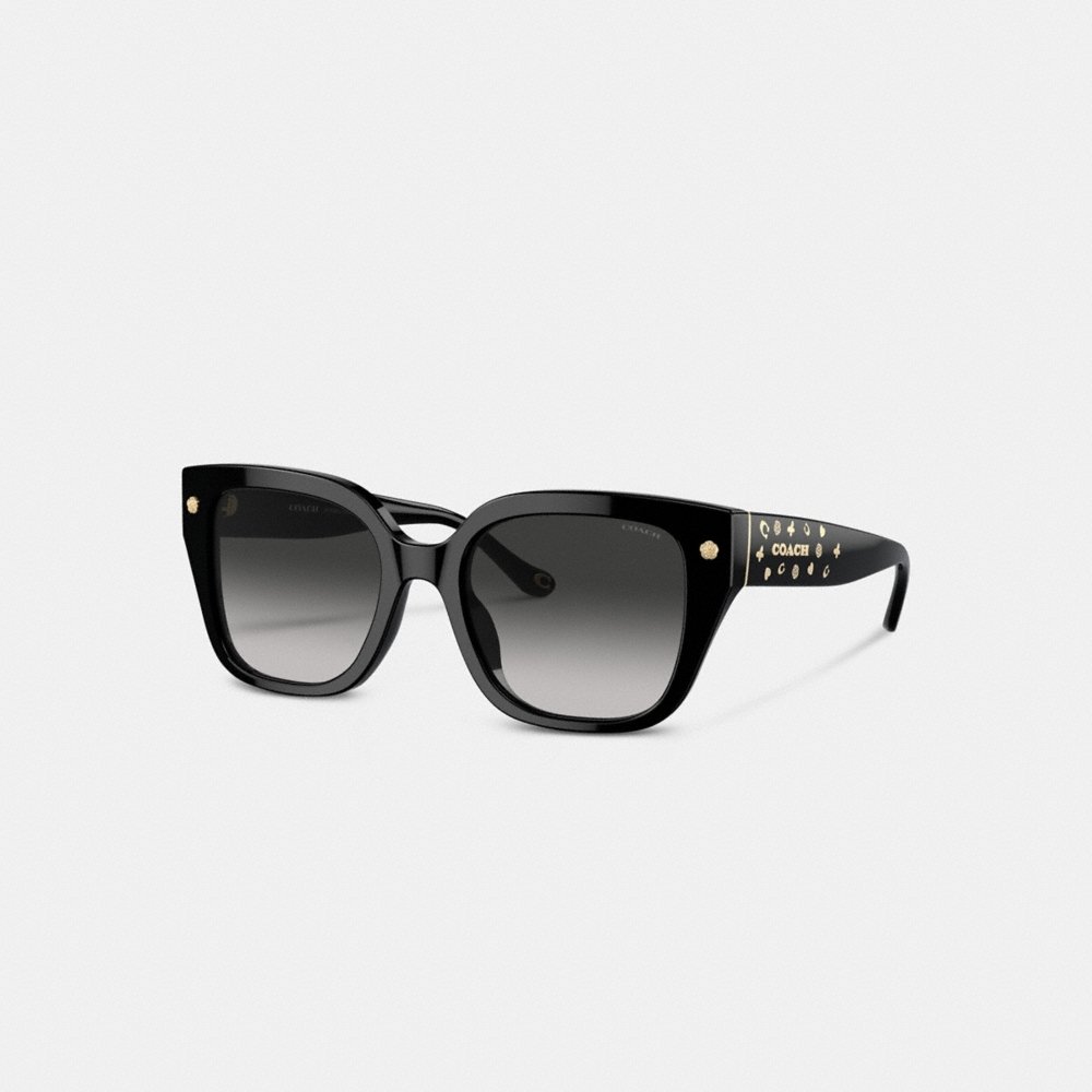 Coach Charms Oversized Square Sunglasses - Preorder