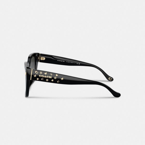Coach Charms Oversized Square Sunglasses - Preorder