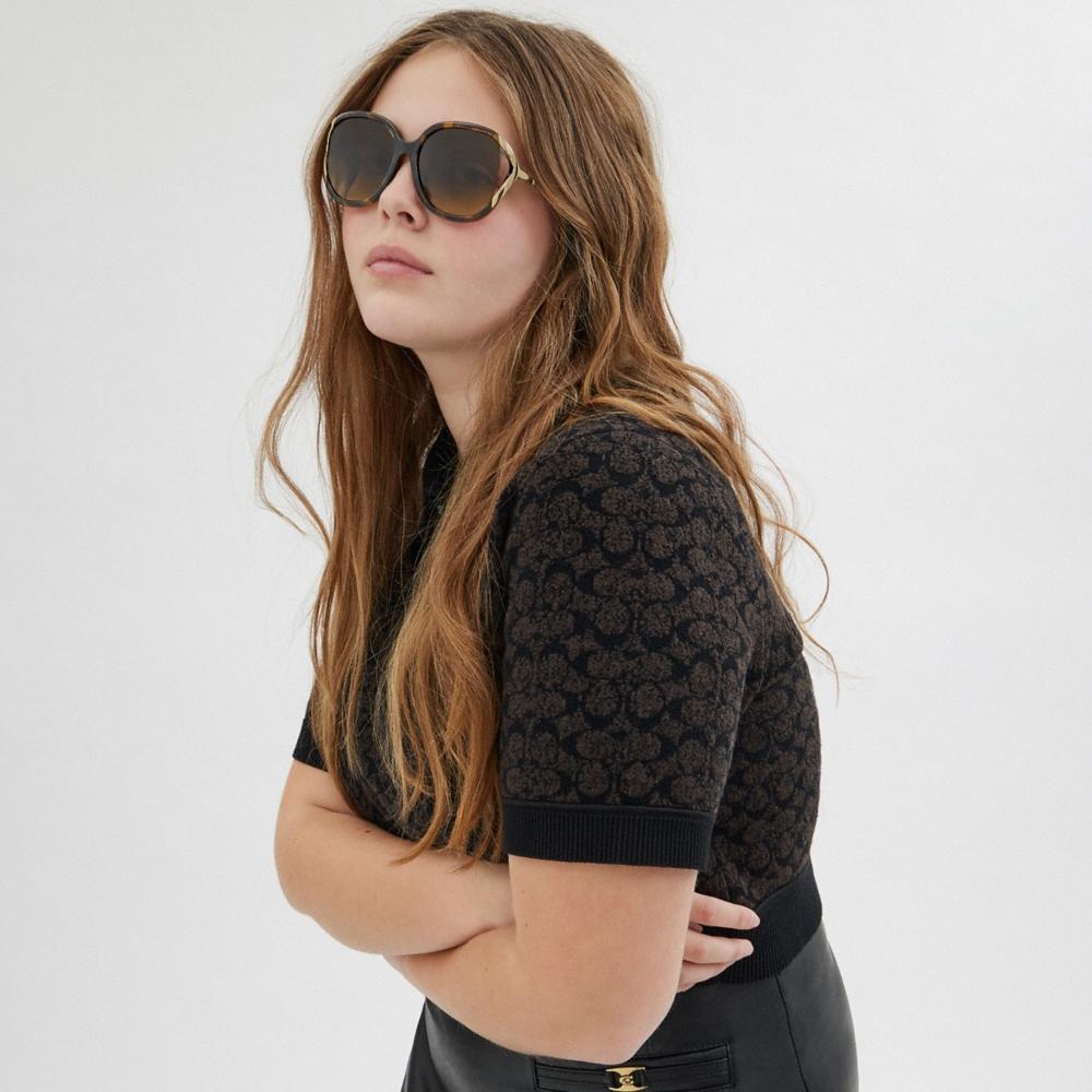 Coach Bandit Oversized Square Sunglasses - Preorder