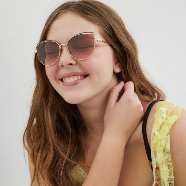 Coach Bandit Wire Oval Sunglasses - Preorder