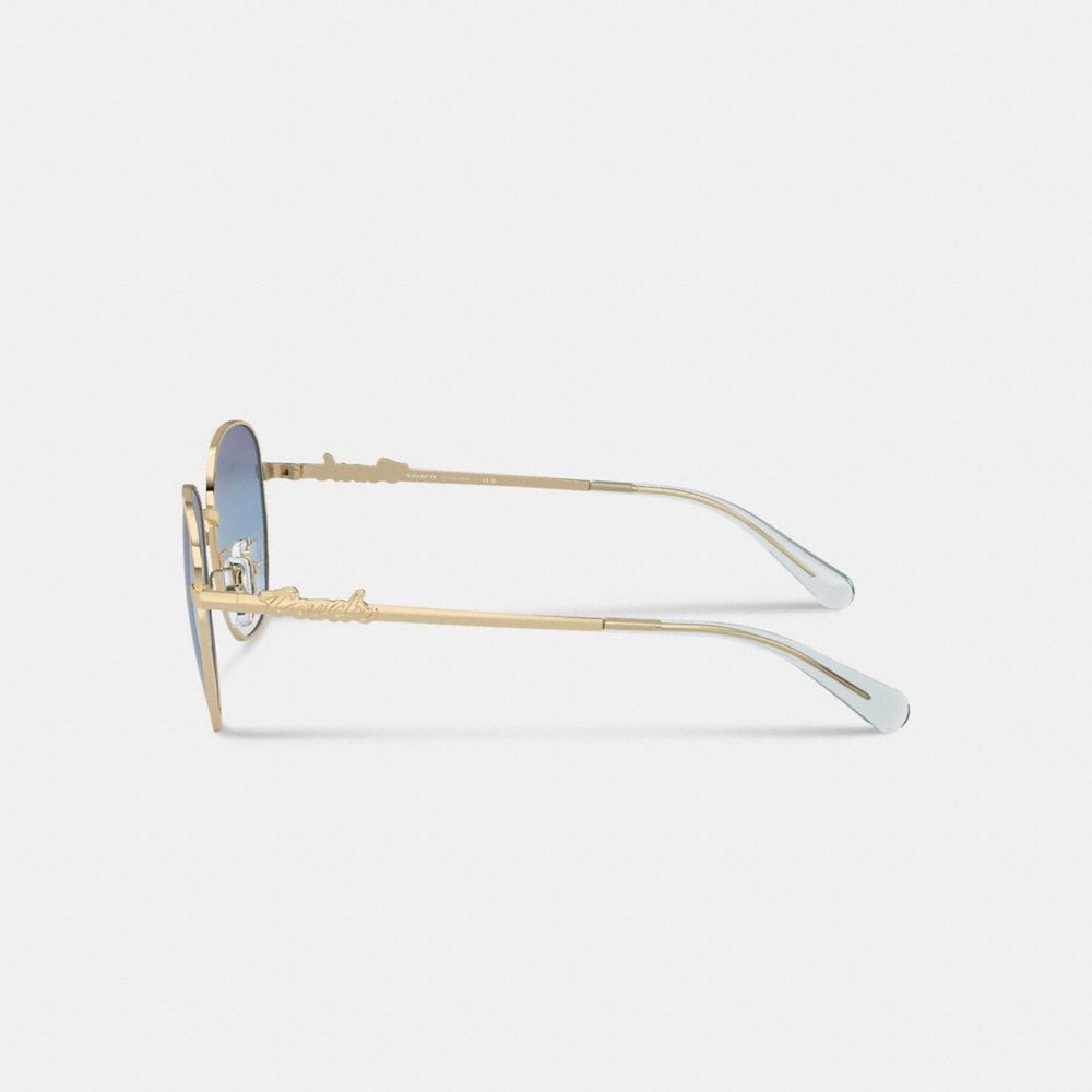 Coach Outlet Coach Script Round Sunglasses - Preorder