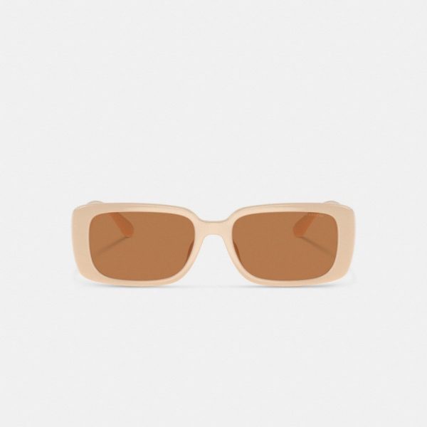 Coach Outlet Narrow Rectangle Sunglasses - Preorder