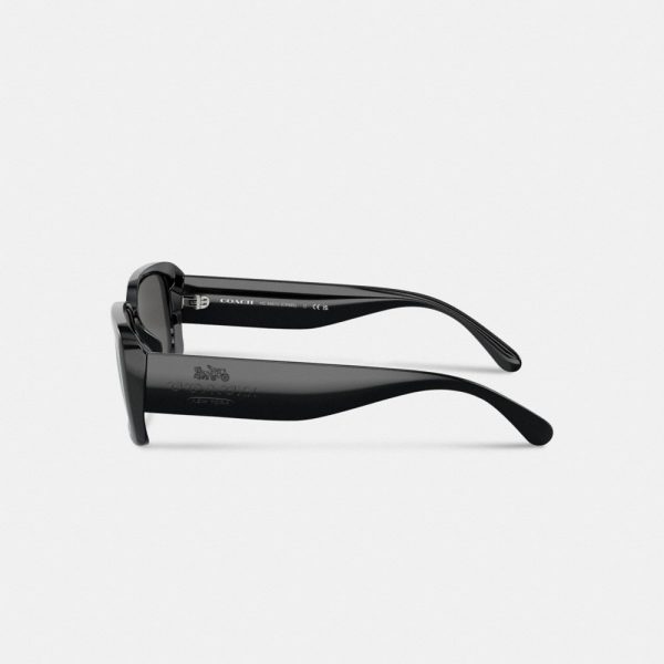 Coach Outlet Narrow Rectangle Sunglasses - Preorder