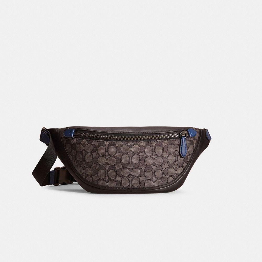 Coach Restored League Belt Bag In Signature Jacquard - Preorder