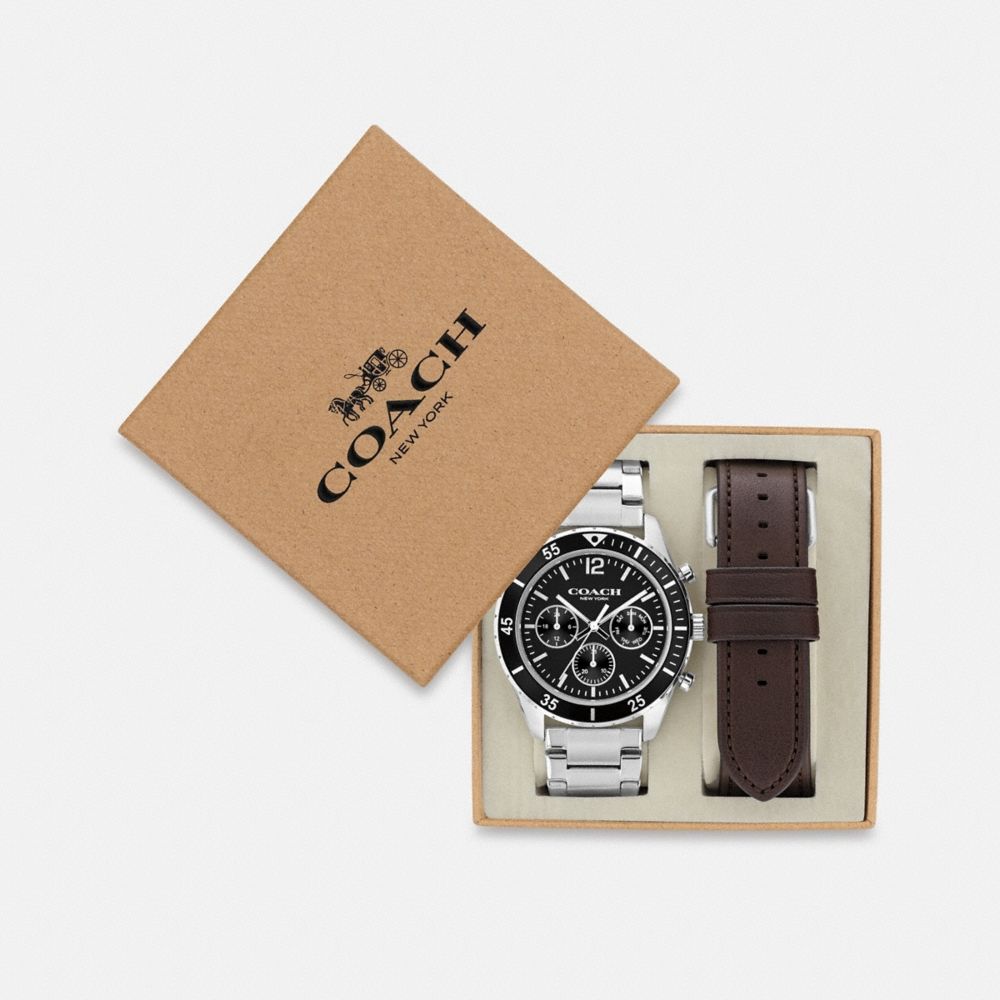Coach Outlet Cole Watch Gift Set, 44MM - Preorder