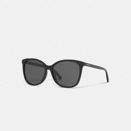 Coach Signature Workmark Square Sunglasses - Preorder — Black
