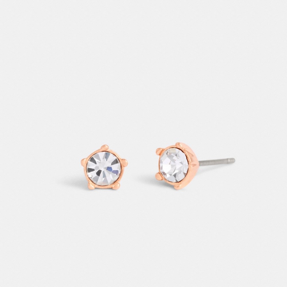 Coach Outlet Halo Tea Rose Stud Earrings - Preorder