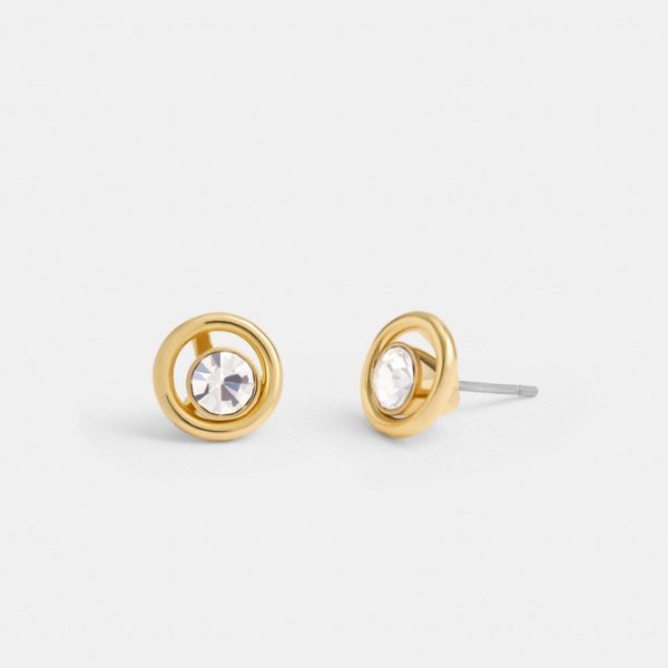 Coach Outlet Halo Round Stud Earrings - Preorder