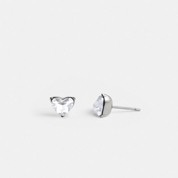 Coach Outlet Halo Heart Stud Earrings - Preorder