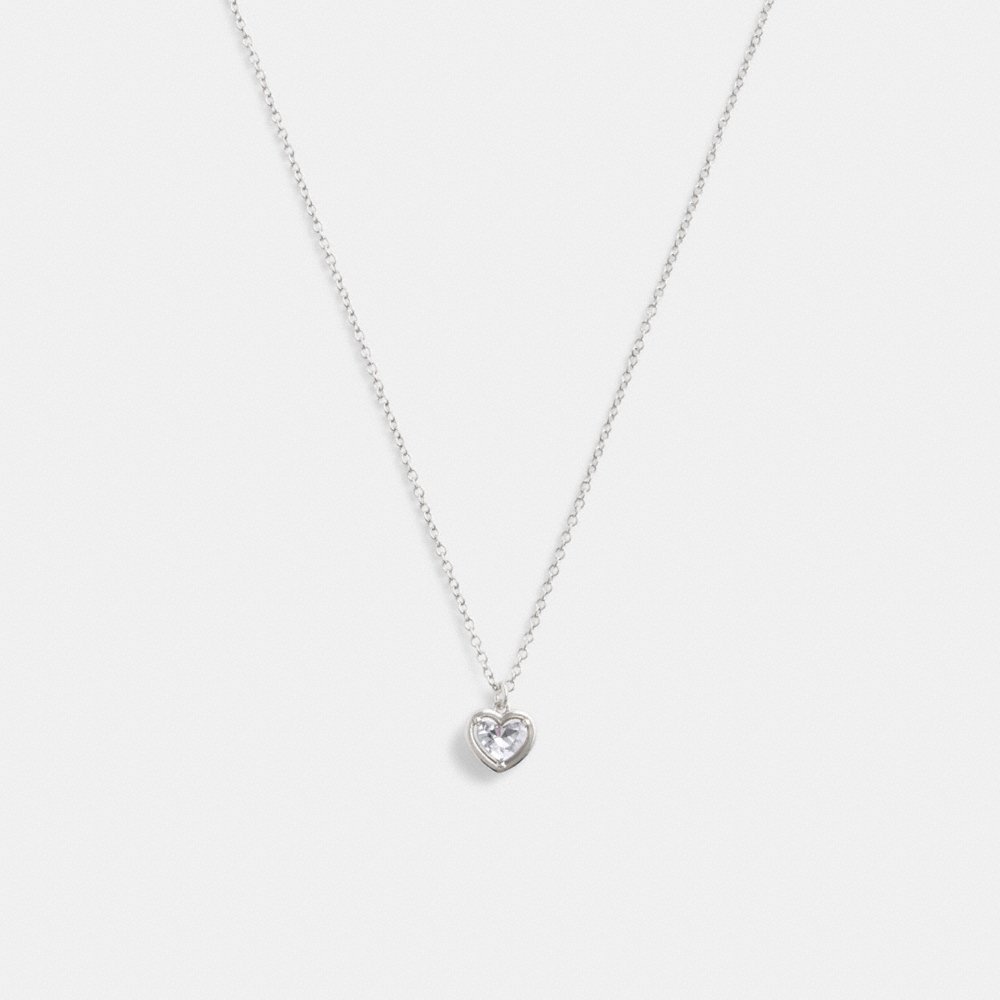 Coach Outlet Halo Heart Pendant Necklace - Preorder