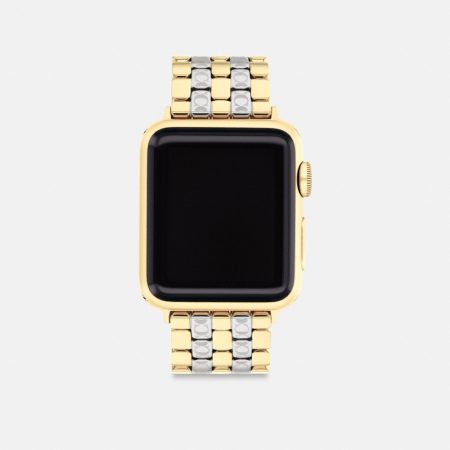 Coach Apple Watch® Strap, 38MM, 40MM And 41MM - Preorder — Two Tone