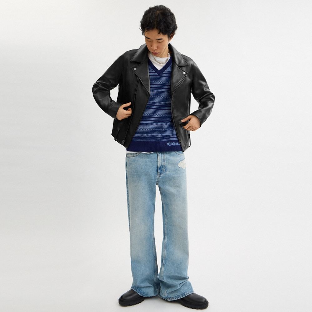 Coach Outlet Leather Moto Jacket - Preorder