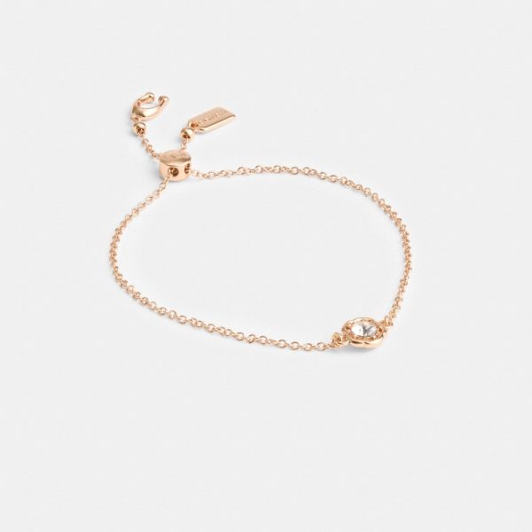 Coach Outlet Halo Tea Rose Slider Bracelet - Preorder