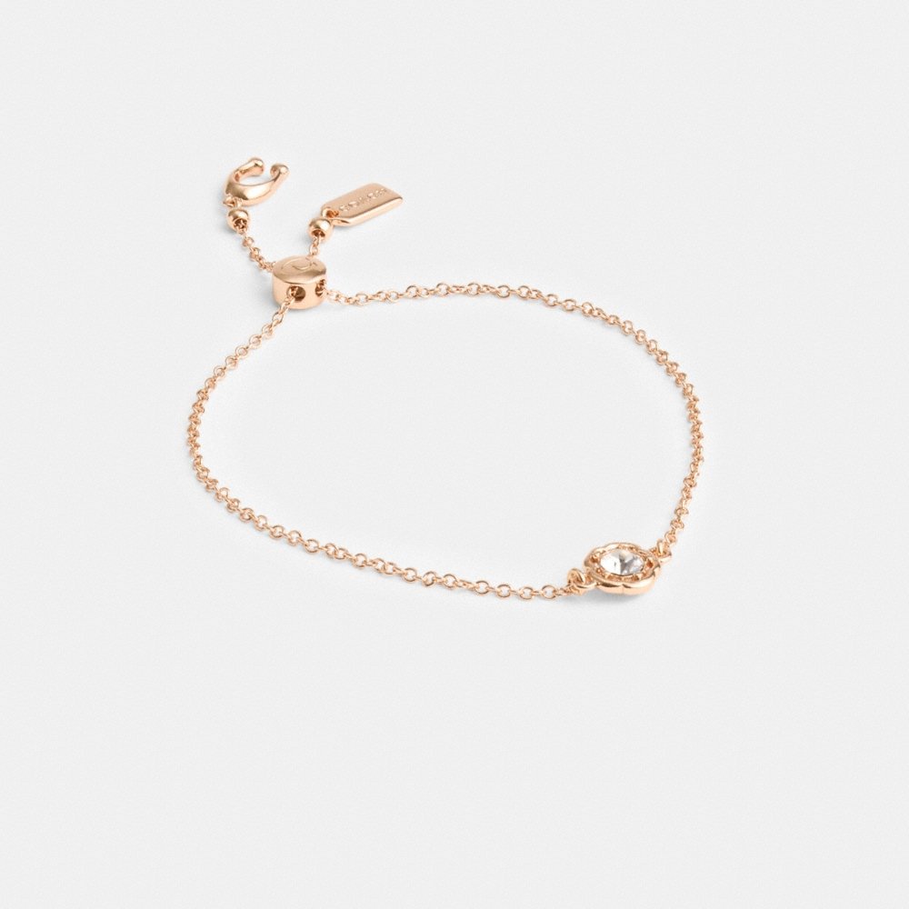 Coach Outlet Halo Tea Rose Slider Bracelet - Preorder