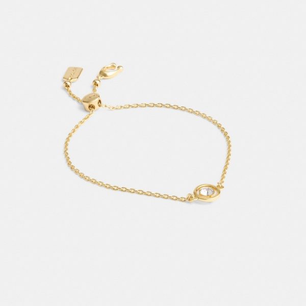 Coach Outlet Halo Round Slider Bracelet - Preorder