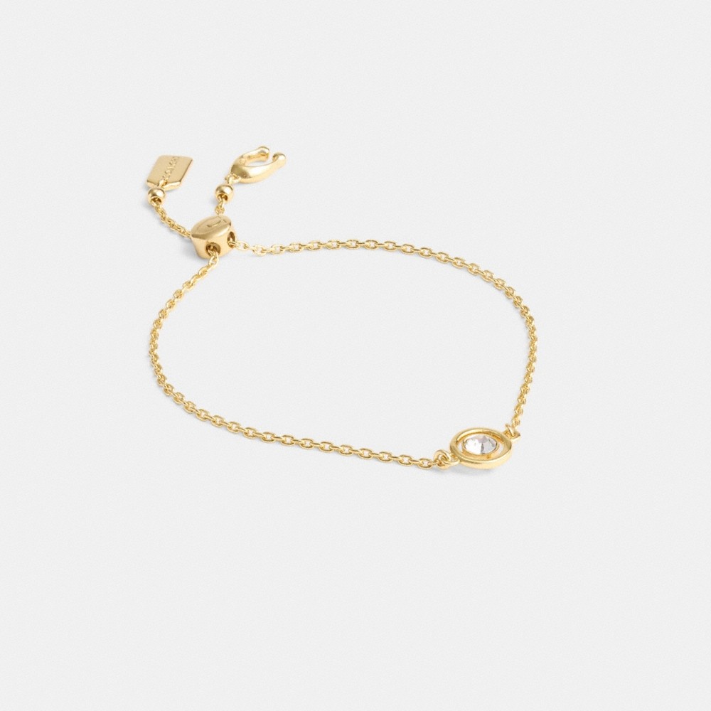 Coach Outlet Halo Round Slider Bracelet - Preorder
