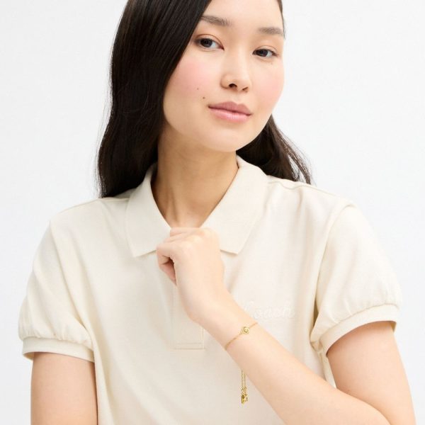 Coach Outlet Halo Round Slider Bracelet - Preorder