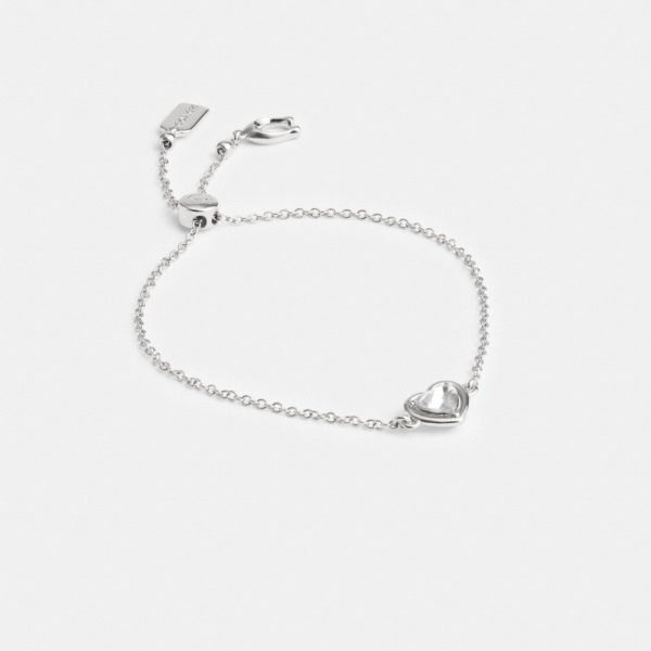 Coach Outlet Halo Heart Slider Bracelet - Preorder