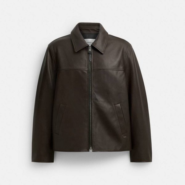 Coach Outlet Leather Jacket - Preorder