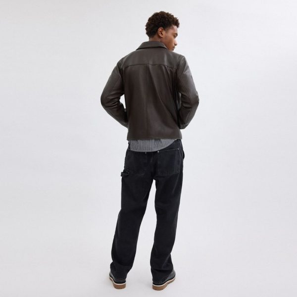 Coach Outlet Leather Jacket - Preorder