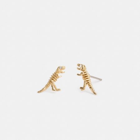 Coach Outlet Rexy Stud Earrings - Preorder — Brass